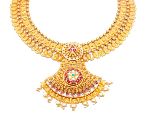 Antique stone gold maalai